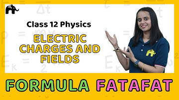 Electric Charges and Fields | Class 12 Physics Formulas Sheet | Revision List CBSE NCERT |हिंदी में