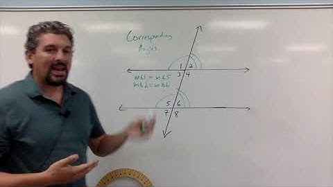 Unit 1 - Angle Relationships - Parallel Lines & Transversals