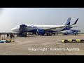 Indigo Flight : Kolkata to Agartala (CCU to IXA )