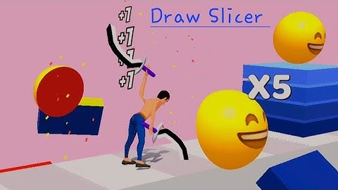 Draw Slicer Very satisfying and relaxing New ASMR slicing game 39