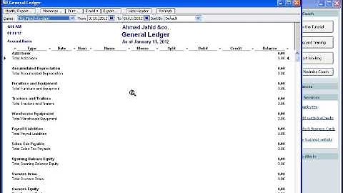 Quickbooks Chart of accounts | Part 8