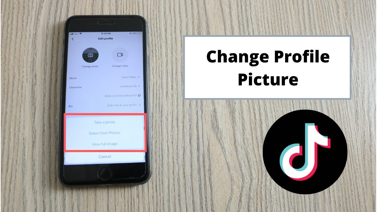 How To Change Profile Picture On Tiktok 2020 Youtube