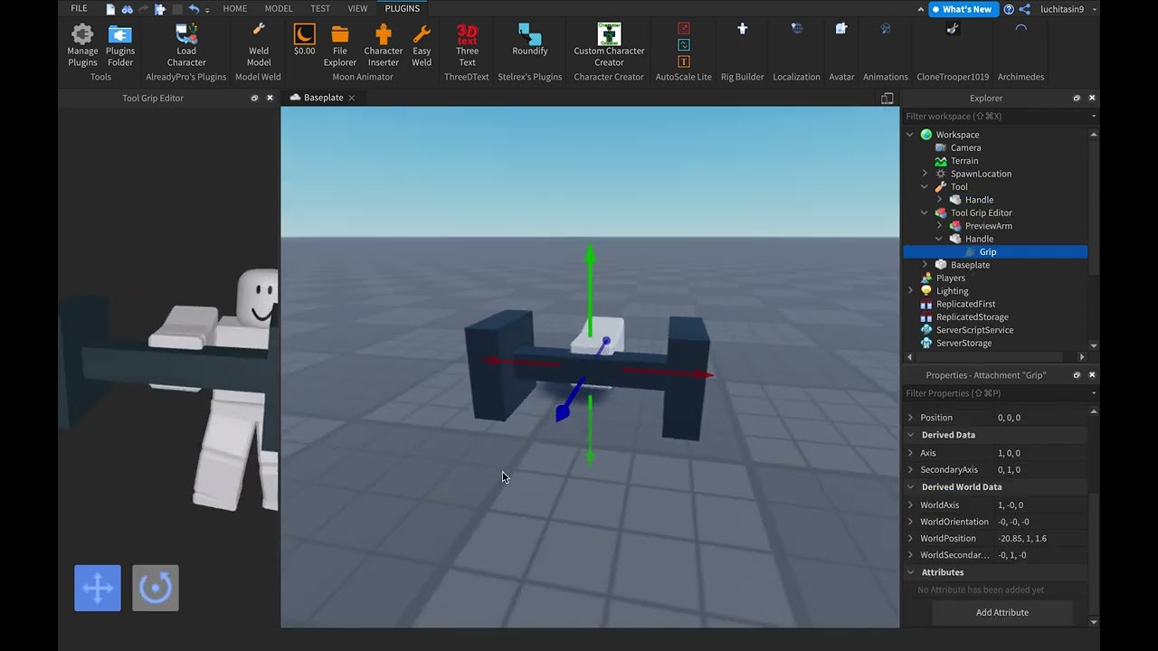 Roblox on X: #Roblox Studio has tons of tools to make creations