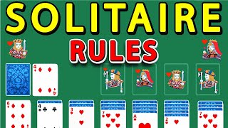 SOLITAIRE FOR BEGINNERS: Beginners Guide On How To Play Solitaire Card  Game, The Rules, Setup, Strategies And More