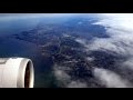 Houston (IAH) to Tampa flight: takeoff 15L, landing 1R, Mississippi Delta, Tampa Bay view 2015 02 27