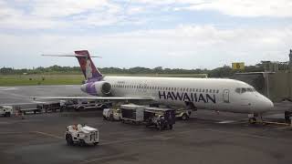 HAWAIIAN AIRLINES  Boeing 717-200 / Kahului to Hilo / 4K Video