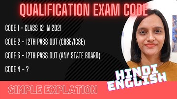NEET EXAM CODE 2021| QUALIFYING EXAM CODE | 01 - 07 ALL CODE EXPLAINED