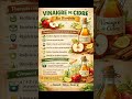 Les bienfaits du vinaigre de cidre