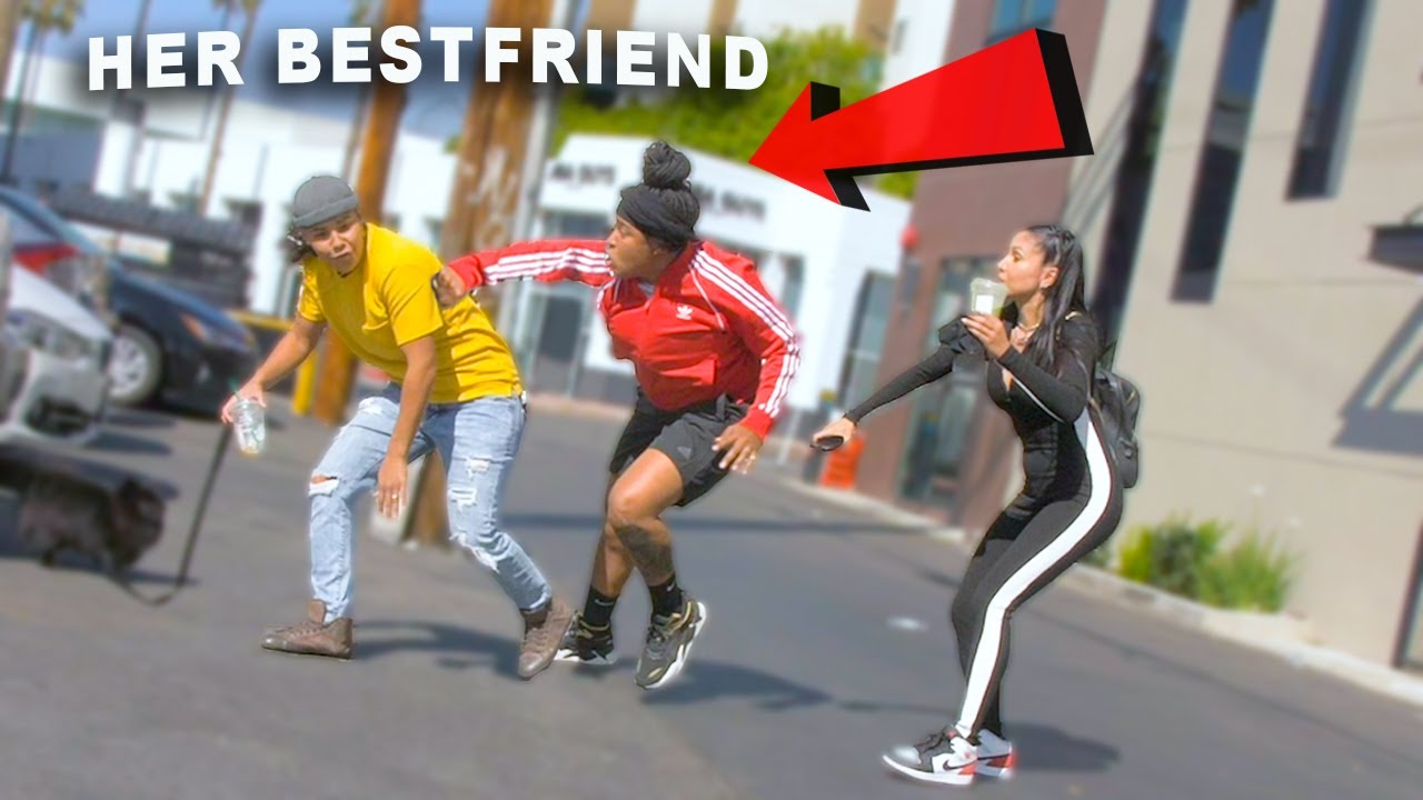 Young Ezee punches Crissa Ace over ANOTHER GIRL! (Street fight)