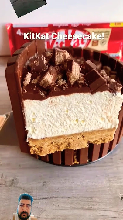 KitKat cheese cake 🎂#cake #chocholate #cheesecake #dessert #chocolatecake #music #edm #bass