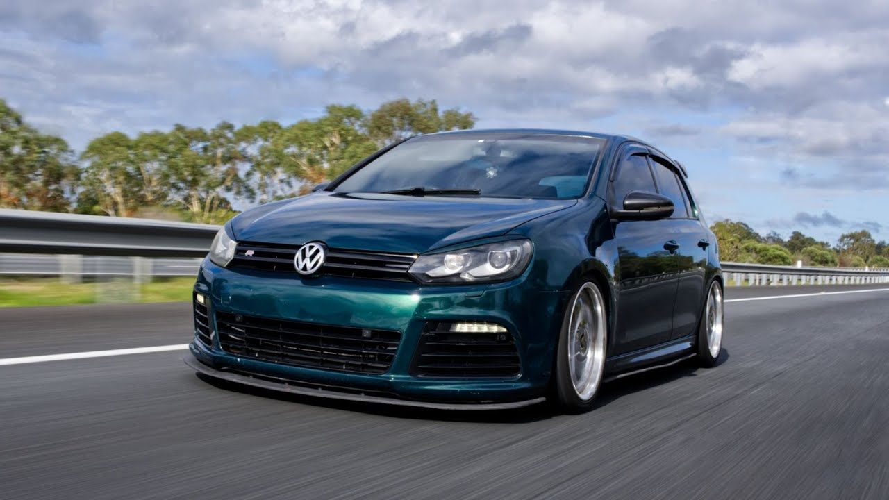 SLAMMED and TUNED MK6 Golf R - Tried 6R - YouTube