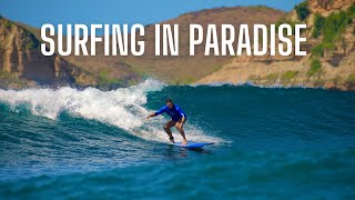 Learning To SURF and UNTOUCHED Beaches | Lombok, Indonesia