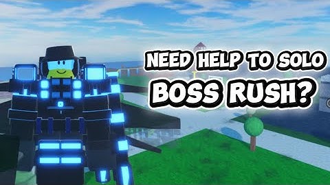 Need help to solo boss rush in noob experiment get this morph now to help you