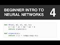 Beginner Intro to Neural Networks 4: First Neural Network in Python