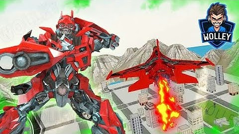 Air Robot Game##Flying Robot Transforming Plane