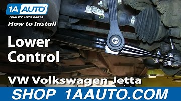 How to Replace Control Arm 99-09 Volkswagen Jetta