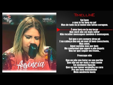 Marília Mendonça - Ausência (Agora Que São Elas 2) (DOWNLOAD LETRA)