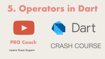 Operators in Dart | Flutter | Dart Course| Hindi | PRO Coach