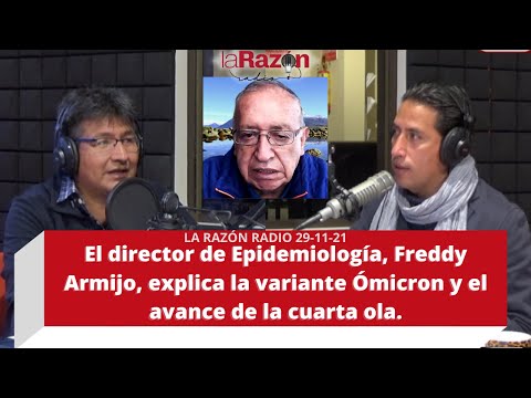 El director de Epidemiología Freddy Armijo, explica la variante Ómicron y el avance de la cuarta ola