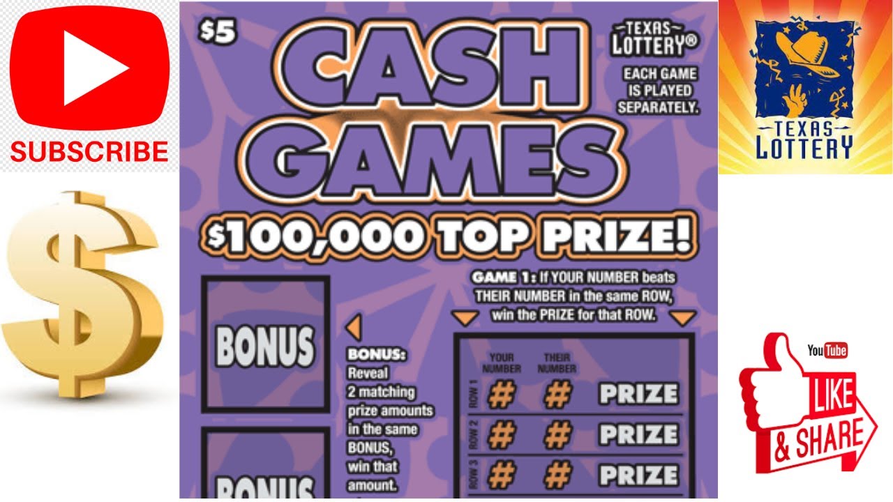 Texas Scratch Off Cash Games 5 Group 13 YouTube