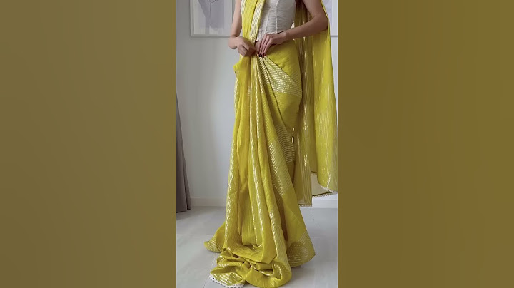 Basic saree draping tutorial 💛 #sareedraping #sareedrape #saree #indianwear #festivewear
