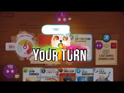 'Exploding Kittens' Android gameplay