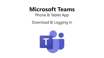Microsoft Teams - Phone & Tablet App - Download & Logging In