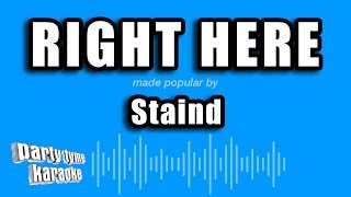 Staind - Right Here (Karaoke Version)