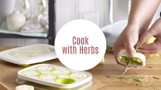 Herb freezer tray butter!!  Pampered chef recipes, Homemade