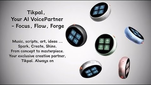 Tikpal, Your AI Voice Partner — Focus, Flow, Forge
