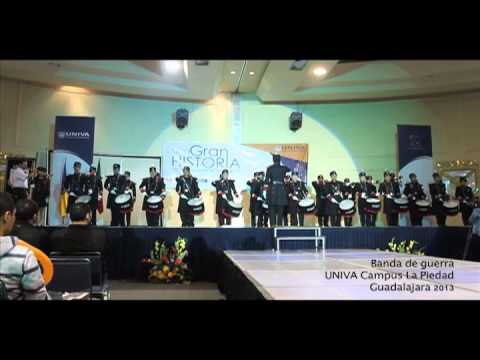 Banda de guerra UNIVA Campus La Piedad