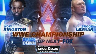 FULL MATCH - Brock Lesnar vs. Kofi Kingston – WWE Championship Match: SmackDown LIVE, Oct. 4, 2019