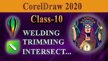 How to use Weld, Trim, Intersect, Simplify etc in CorelDraw 2020 || By Sir Mubarik A. Raza
