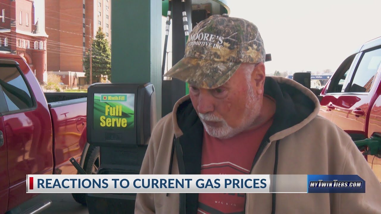Drivers react to rising gas prices in the Twin Tiers - YouTube