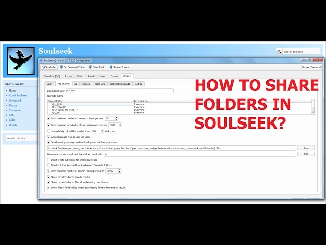 Soulseek Build 2019.7.22 Free Download for Windows 10, 8 and 7