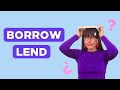 Diferencia entre 'LEND' y 'BORROW' en inglés