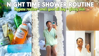 MY SIMPLE SHOWER & BODY CARE ROUTINE 2022 | soft glowy skin + feminine hygiene + skincare routine screenshot 2