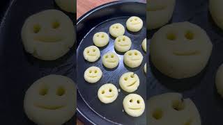 POTATO SMILEY SNACKS 🥔🙂 Joyful Croquettes! #shorts #asmr #recipe screenshot 1