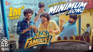 Minimum Song - Lyrical | Mem Famous | Sumanth Prabhas|Rahul Sipligunj|Chai Bisket Films|Lahari Films Image