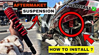 Installing aftermarket suspension in Honda activa 6G | Hight increase TVS suspension How to install? screenshot 2