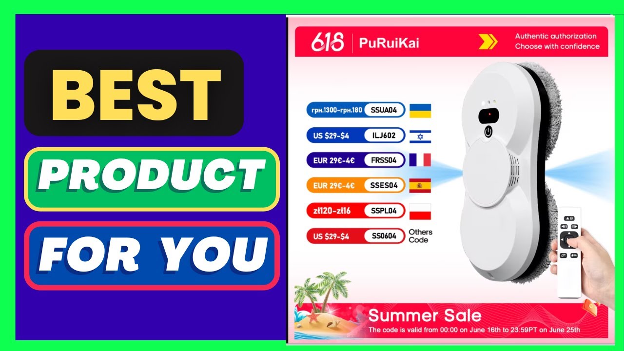 PuRuiKai Atomizing Ultra Thin Robot Vacuum