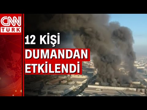 Bursa'da tekstil fabrikası yandı!
