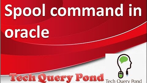 Oracle tutorial : SQLPLUS Spooling to files from SQL block