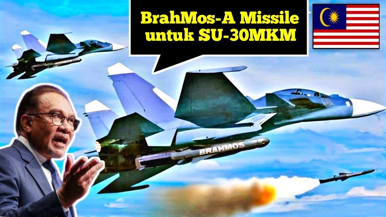 Garang SU-30MKM TUDM Dipasang Peluru Berpandu BrahMos-A Jarak Tembak 300 km