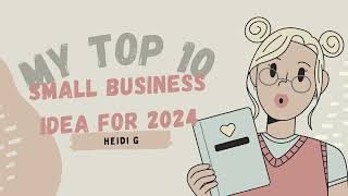 TOP 10 small business ideas in 2024 #adulting #business #smallbusiness