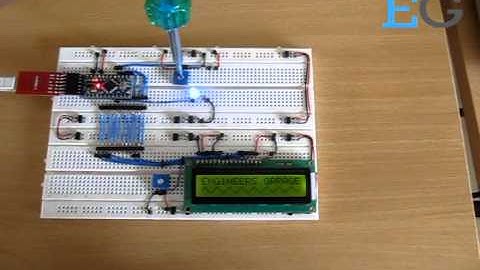 How To Create Running Sine Wave Display In LCD Using Arduino