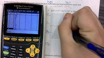 4 8 Analyzing Graphs of Polynomial Functions  Day 1