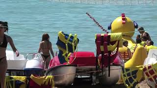 В Геленджике опять Аншлаг толпы туристов  захватили все пляжи курорта 27 июля 2022