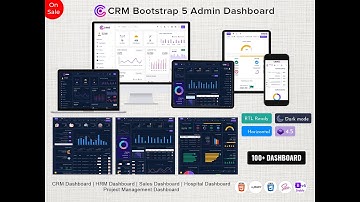 CRMi – LTR School Dashboard by Responsive CRM Admin Dashboard Template With UI Framework