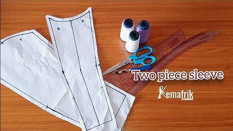 How to draft a TWO PIECE SLEEVE for Jackets and Suits